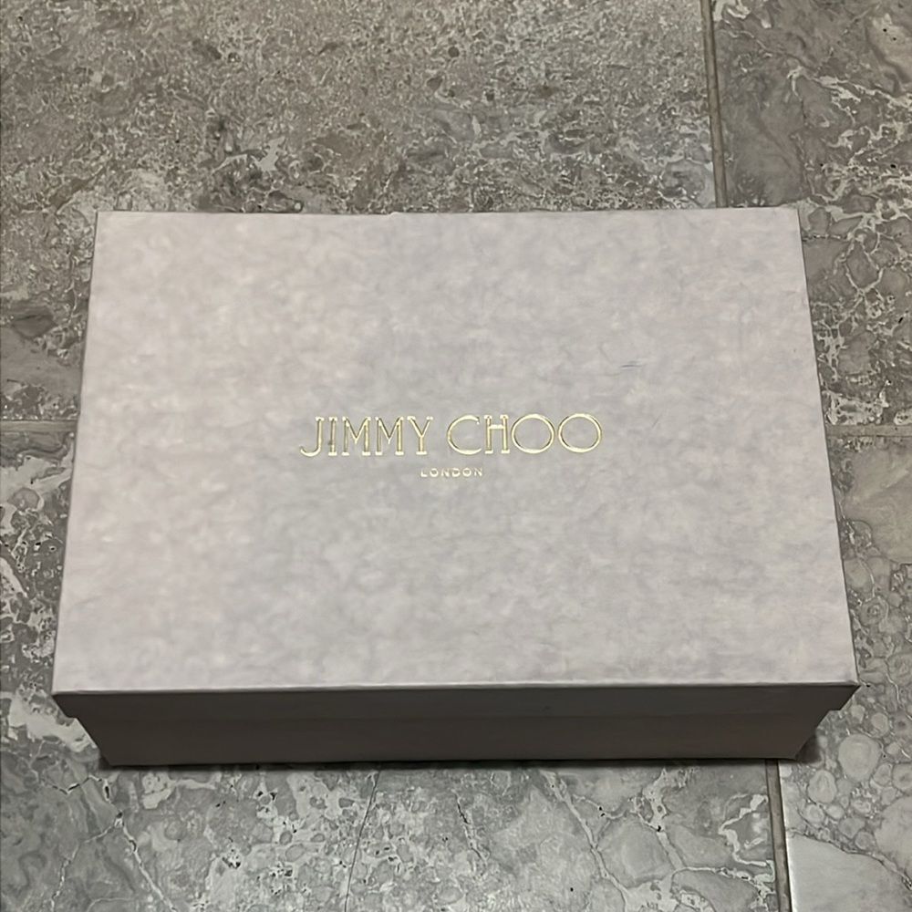 Jimmy Choo Love 85 Leather Mesh Pointed-Toe Pumps, New, Size 43 - Picture 15 of 16